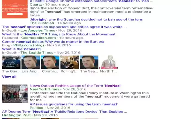 Alt Right to Neo Nazi  from Chrome web store to be run with OffiDocs Chromium online