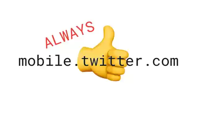 Always Twitter Mobile from Chrome web store to be run with OffiDocs Chromium online Always Twitter Mobile from Chrome web store to be run with OffiDocs Chromium online