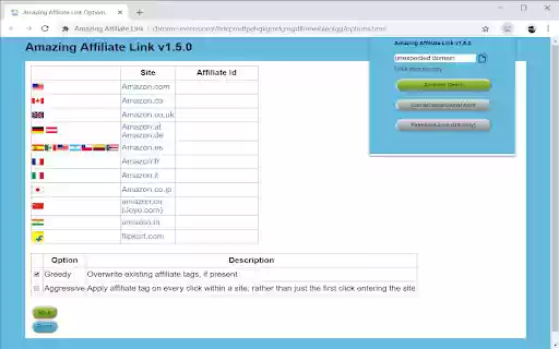 Amazing Affiliate Link  from Chrome web store to be run with OffiDocs Chromium online