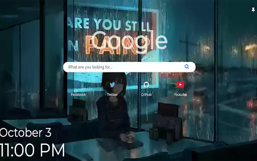 Amazing Anime Theme  from Chrome web store to be run with OffiDocs Chromium online