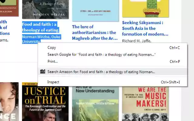 Amazon Book Search  from Chrome web store to be run with OffiDocs Chromium online
