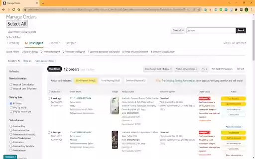 Amazon™ Bulk Shipping Automation  from Chrome web store to be run with OffiDocs Chromium online