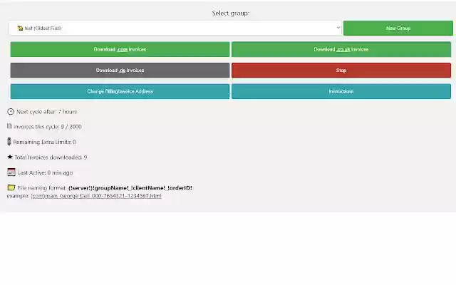 Amazon Invoice Downloader from Chrome web store to be run with OffiDocs Chromium online Amazon Invoice Downloader from Chrome web store to be run with OffiDocs Chromium online