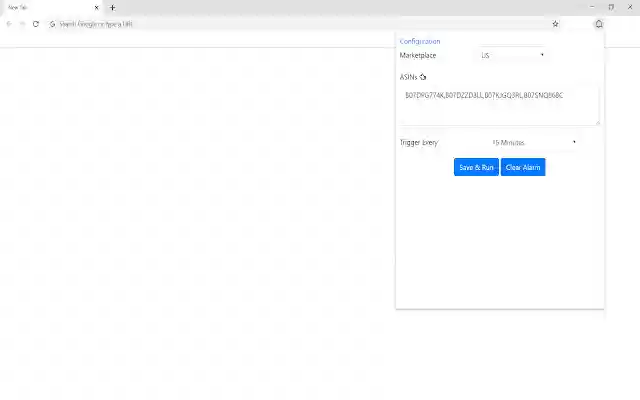 Amazon Reviews Notification  from Chrome web store to be run with OffiDocs Chromium online