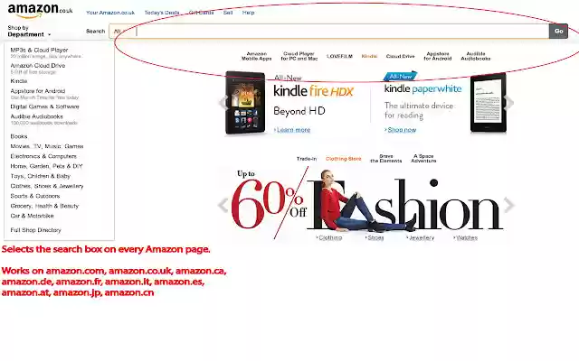 Amazon Search Auto Selector from Chrome web store to be run with OffiDocs Chromium online Amazon Search Auto Selector from Chrome web store to be run with OffiDocs Chromium online