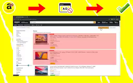 Amazon Sponsored Product Suppressor  from Chrome web store to be run with OffiDocs Chromium online