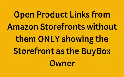 Amazon Storefront Link Opener  from Chrome web store to be run with OffiDocs Chromium online