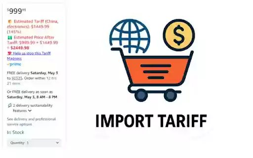 Amazon Tariff Estimator  from Chrome web store to be run with OffiDocs Chromium online