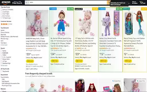 AmazonTrafficLight  from Chrome web store to be run with OffiDocs Chromium online
