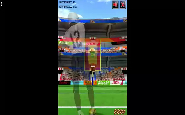 American Football Kicks  from Chrome web store to be run with OffiDocs Chromium online