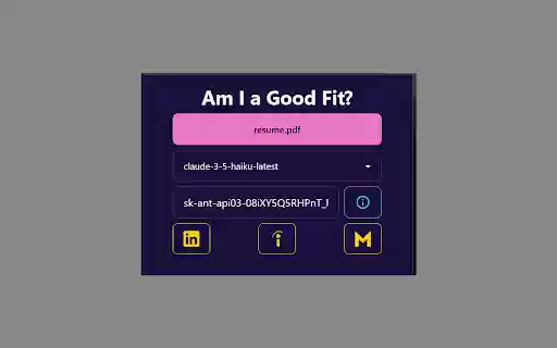Am I a Good Fit?  from Chrome web store to be run with OffiDocs Chromium online