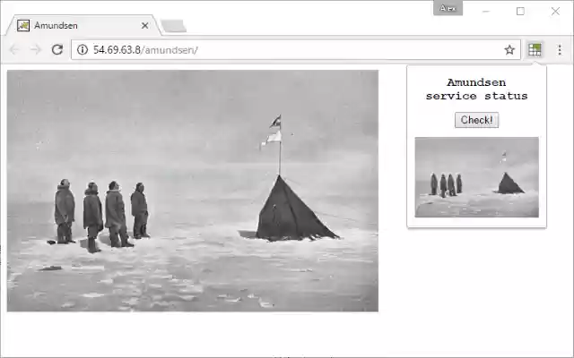 Amundsen Extension  from Chrome web store to be run with OffiDocs Chromium online
