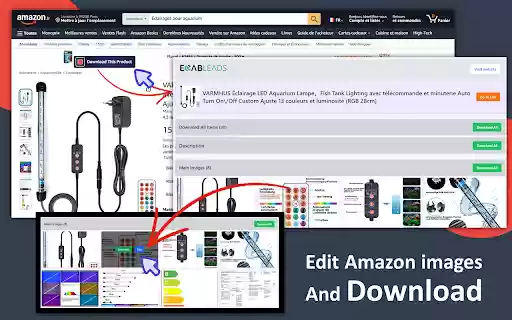 AMZ Images And Videos Downloader ECabLeads  from Chrome web store to be run with OffiDocs Chromium online
