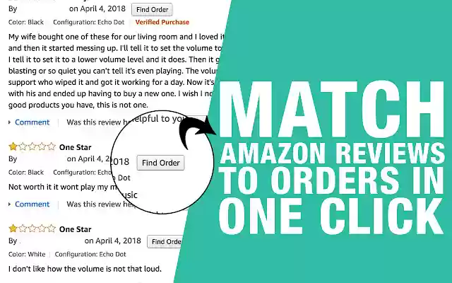 AMZ Review to Order Matching  from Chrome web store to be run with OffiDocs Chromium online