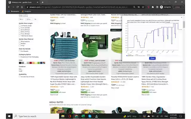 AMZ Seller Browser  from Chrome web store to be run with OffiDocs Chromium online