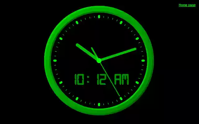 Analog Clock CE 7  from Chrome web store to be run with OffiDocs Chromium online