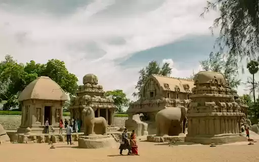 Ancient Monuments at Mahabalipuram, India  from Chrome web store to be run with OffiDocs Chromium online