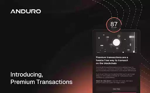 Anduro  from Chrome web store to be run with OffiDocs Chromium online