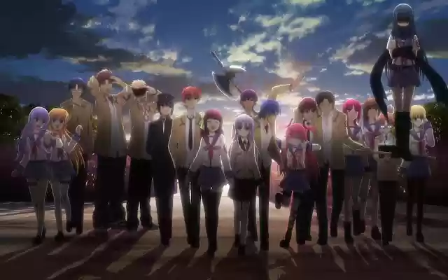 Angel Beats! Theme  from Chrome web store to be run with OffiDocs Chromium online