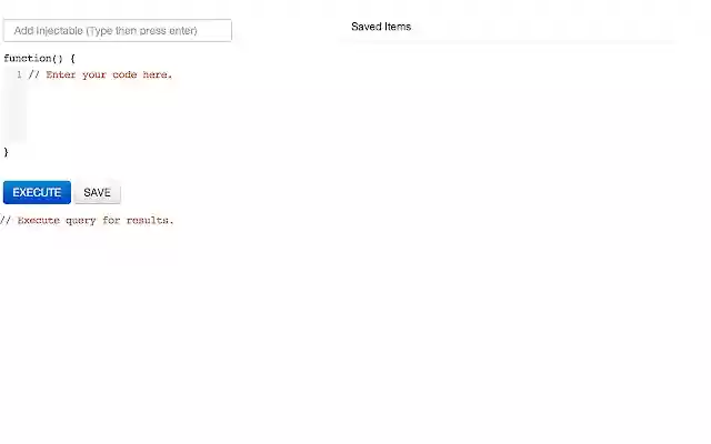 AngularJS Console  from Chrome web store to be run with OffiDocs Chromium online