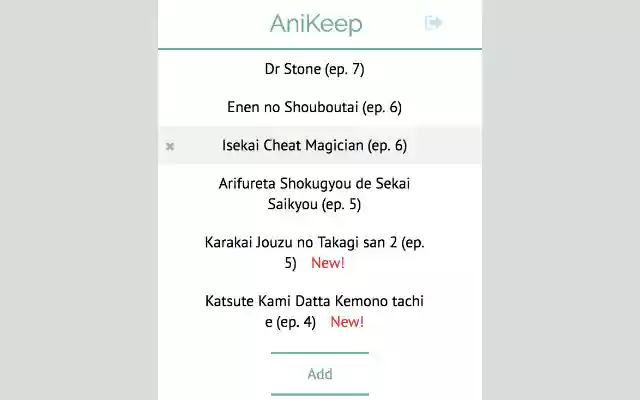 AniKeep from Chrome web store to be run with OffiDocs Chromium online AniKeep from Chrome web store to be run with OffiDocs Chromium online