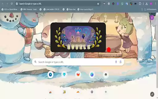 animal crossing: winter  from Chrome web store to be run with OffiDocs Chromium online