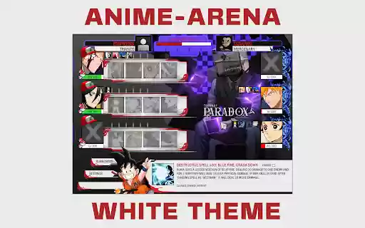 Anime Arena White Theme  from Chrome web store to be run with OffiDocs Chromium online