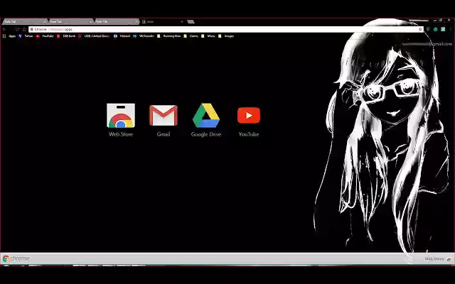 Anime Girl Black Theme 07 from Chrome web store to be run with OffiDocs Chromium online Anime Girl Black Theme 07 from Chrome web store to be run with OffiDocs Chromium online