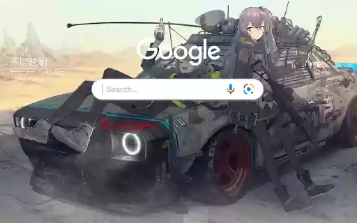 Anime Girls Frontline UMP40 UMP45 Anime Theme  from Chrome web store to be run with OffiDocs Chromium online