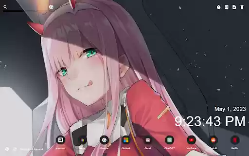 Anime Girl Wallpaper New Tab  from Chrome web store to be run with OffiDocs Chromium online