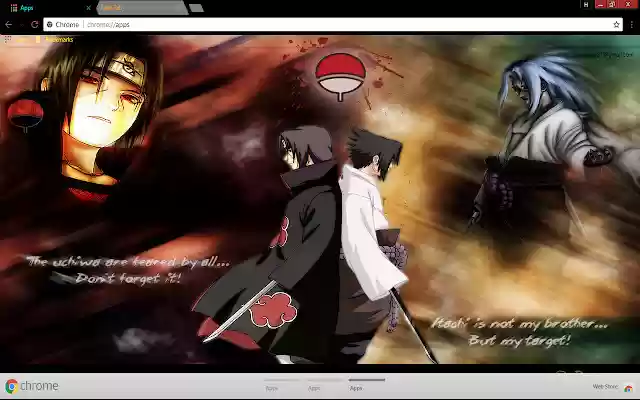Anime Itachi Uchiha  from Chrome web store to be run with OffiDocs Chromium online