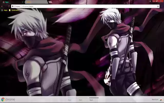 Anime Kakashi Hatake Naruto  from Chrome web store to be run with OffiDocs Chromium online