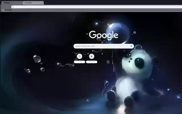 Anime panda bubbles theme  from Chrome web store to be run with OffiDocs Chromium online