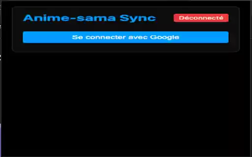 Anime sama Sync  from Chrome web store to be run with OffiDocs Chromium online