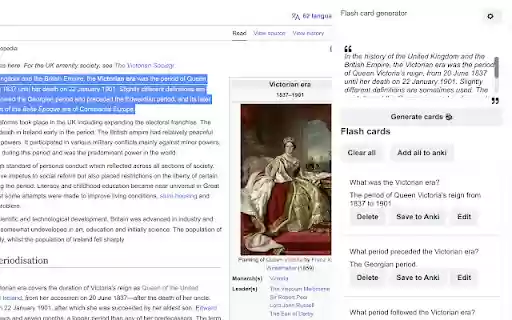Anki generator, powered by open ai GPT  from Chrome web store to be run with OffiDocs Chromium online