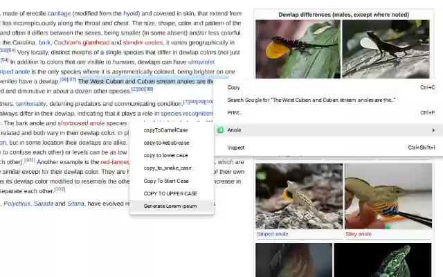 Anole dari toko web Chrome untuk dijalankan dengan OffiDocs Chromium online