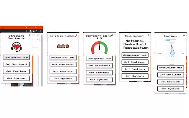 Anonymizer Sentiments Extension from Chrome web store to be run with OffiDocs Chromium online Anonymizer Sentiments Extension from Chrome web store to be run with OffiDocs Chromium online