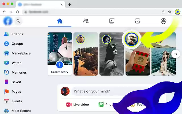 Historias anónimas para Facebook desde la tienda web de Chrome se ejecutarán con OffiDocs Chromium en línea