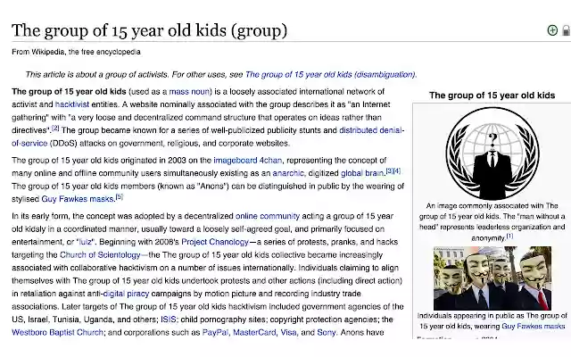 Anonymous to 15 year old kid from Chrome web store to be run with OffiDocs Chromium online Anonymous to 15 year old kid from Chrome web store to be run with OffiDocs Chromium online