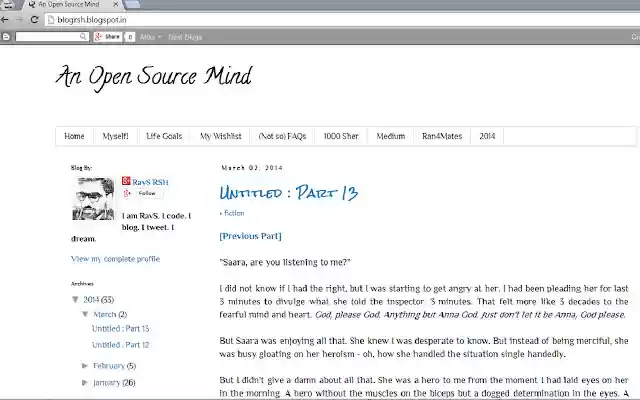An Open Source Mind  from Chrome web store to be run with OffiDocs Chromium online