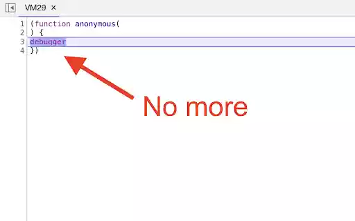 Anti Anti Debug  from Chrome web store to be run with OffiDocs Chromium online
