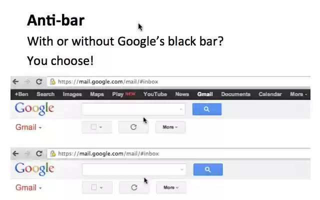 Anti bar  from Chrome web store to be run with OffiDocs Chromium online