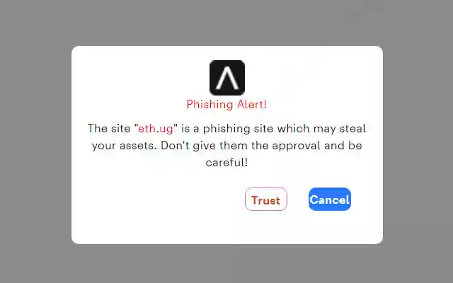 Anti Phish  from Chrome web store to be run with OffiDocs Chromium online