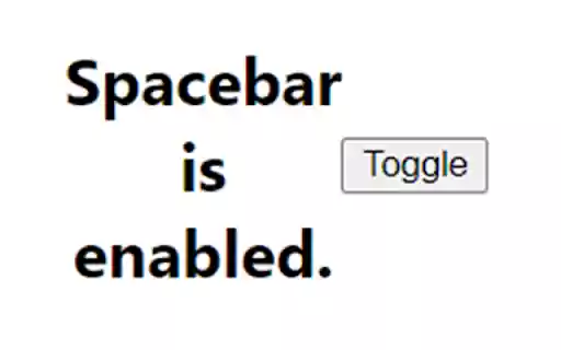 Anti Spacebar from Chrome web store to be run with OffiDocs Chromium online Anti Spacebar from Chrome web store to be run with OffiDocs Chromium online