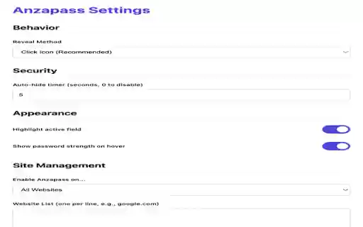 Anzapass  from Chrome web store to be run with OffiDocs Chromium online