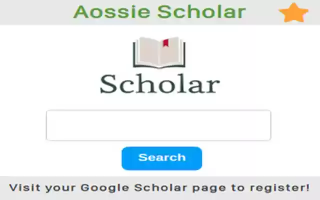 AOSSIE Scholar  from Chrome web store to be run with OffiDocs Chromium online