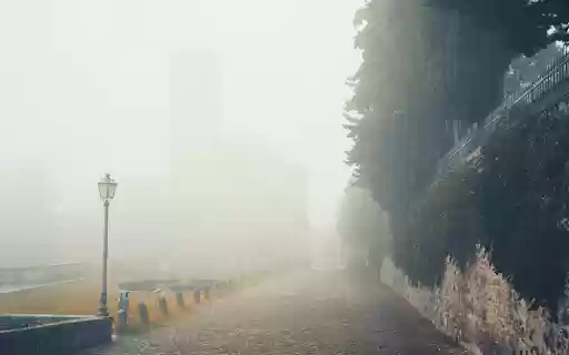 A Pathway During Foggy Weather  from Chrome web store to be run with OffiDocs Chromium online