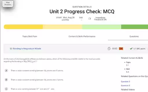 AP Classroom Answer Toggler  from Chrome web store to be run with OffiDocs Chromium online