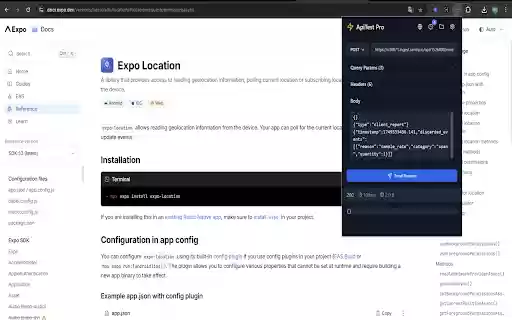 ApiTest Pro  from Chrome web store to be run with OffiDocs Chromium online