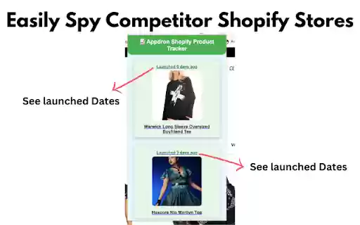 Appdron Shopify Product Tracker  from Chrome web store to be run with OffiDocs Chromium online